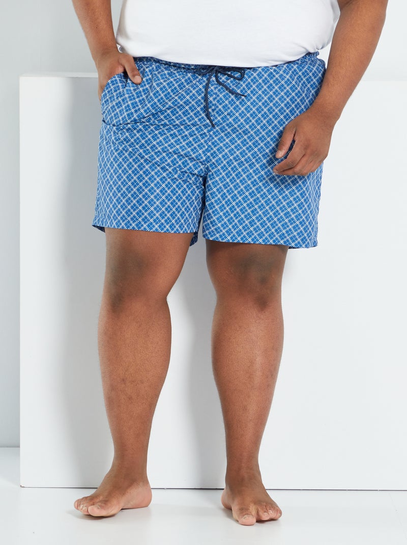 Calções de banho com motivos de fantasia AZUL - Kiabi