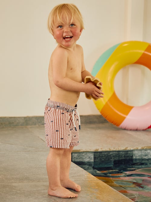 Calções de banho com padrão - Kiabi