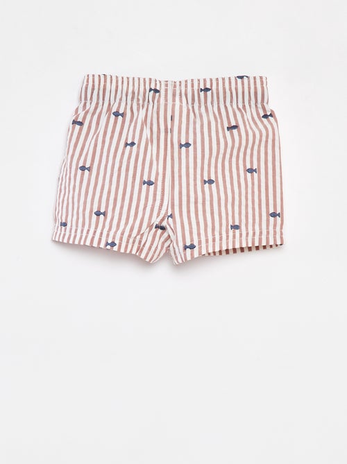 Calções de banho com padrão - Kiabi