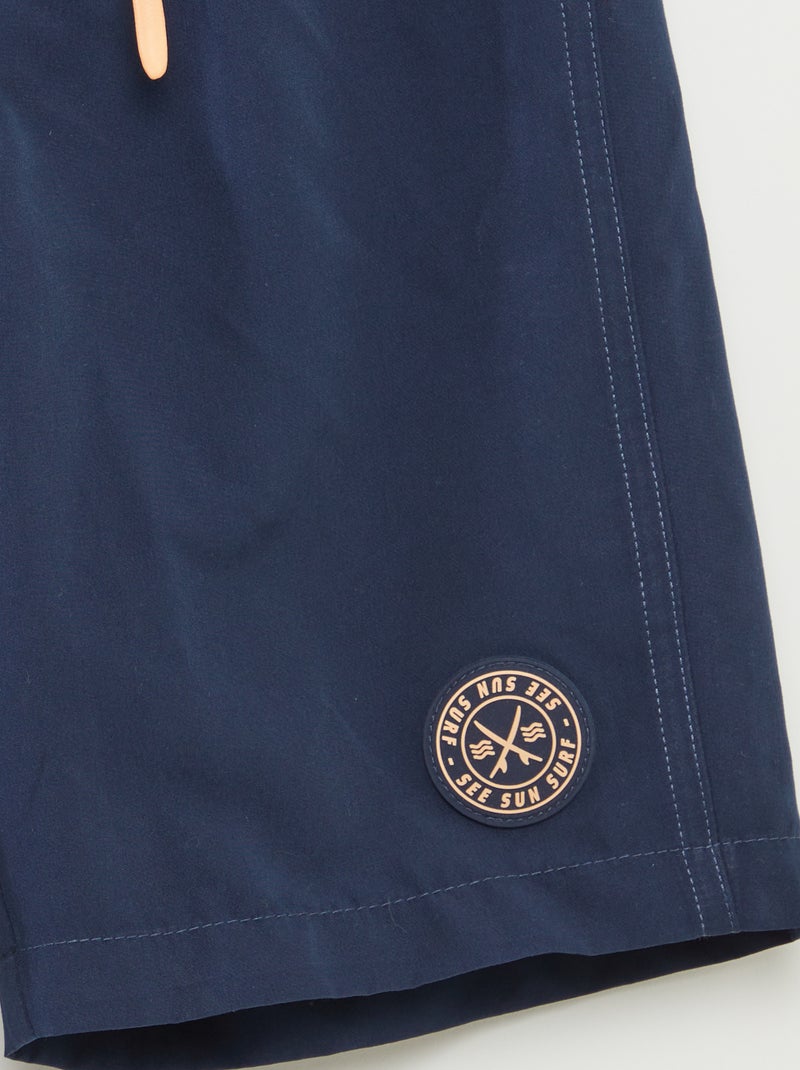 Calções de banho compridos degradê AZUL - Kiabi