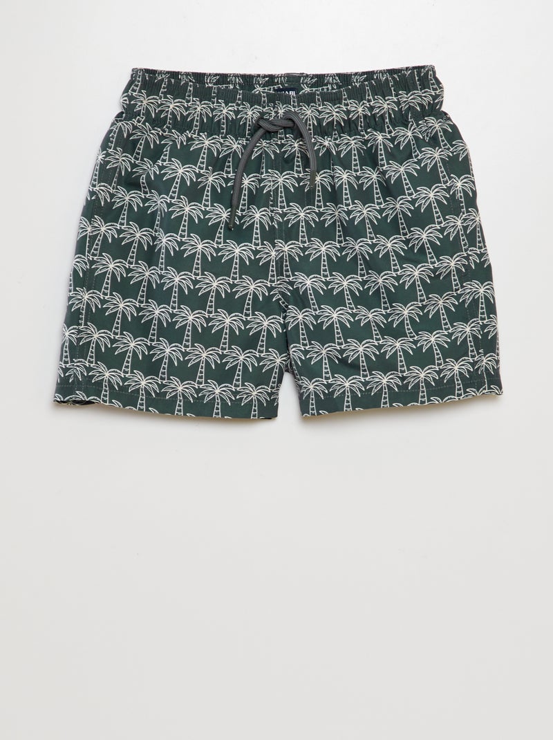 Calções de banho estampados AZUL - Kiabi