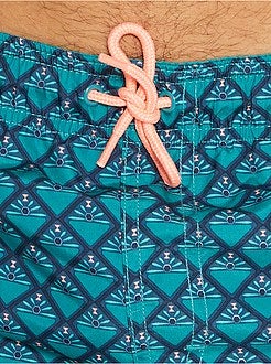 Calções de banho estampados - Kiabi