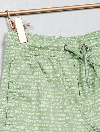 Calções de banho estampados - Kiabi