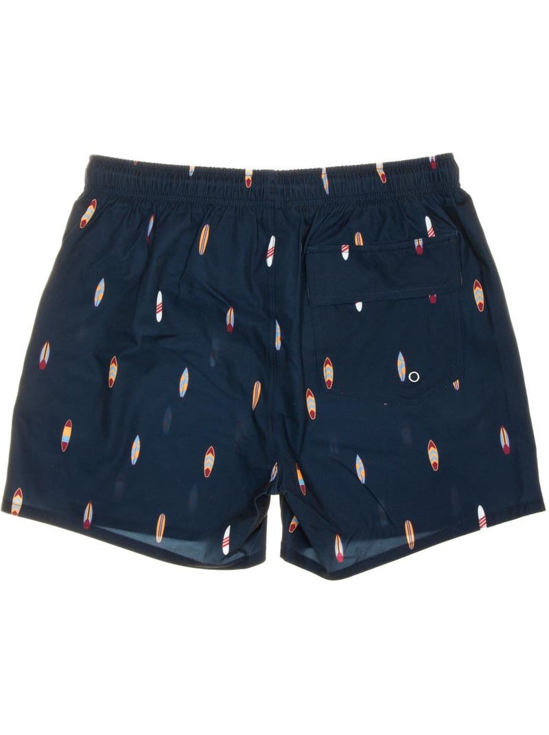 Calções de Banho Estampados Marinho para Homem Sun project3053 Azul Multicolor - Kiabi