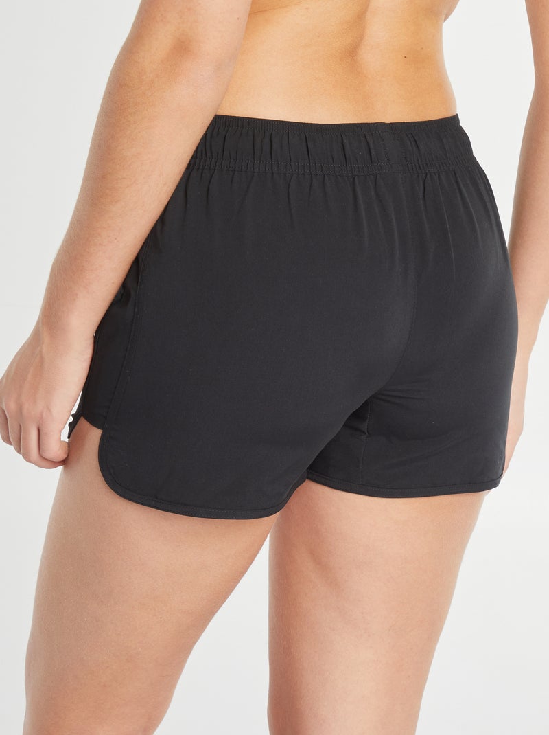 Calções de banho estampados Preto - Kiabi