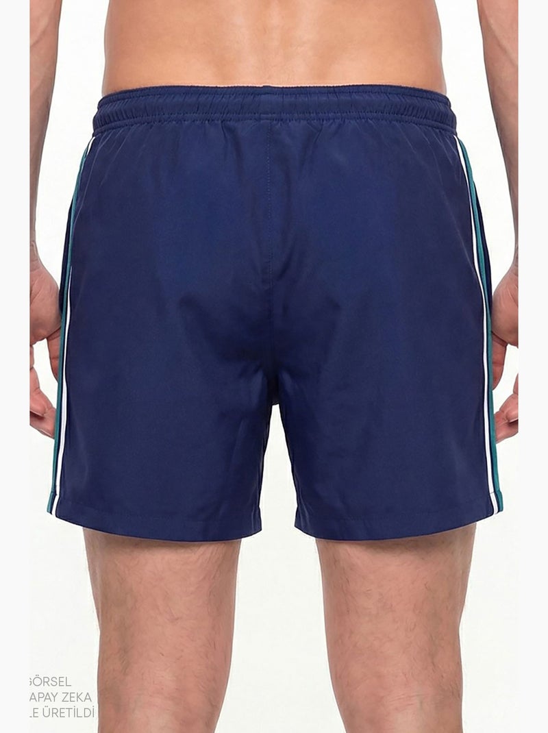 Calções de banho homem retro tennis penti Azul-marinho - Kiabi
