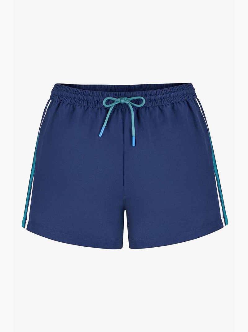 Calções de banho homem retro tennis penti Azul-marinho - Kiabi