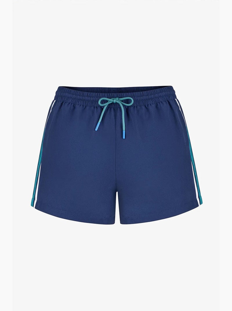 Calções de banho homem retro tennis penti Azul-marinho - Kiabi