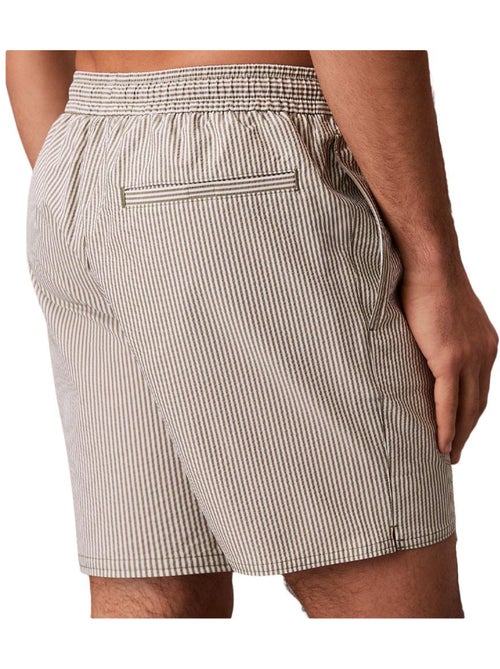 Calções de banho kaki calvin klein de homem com cordão - Kiabi