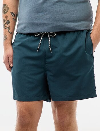 Calções de banho lisos