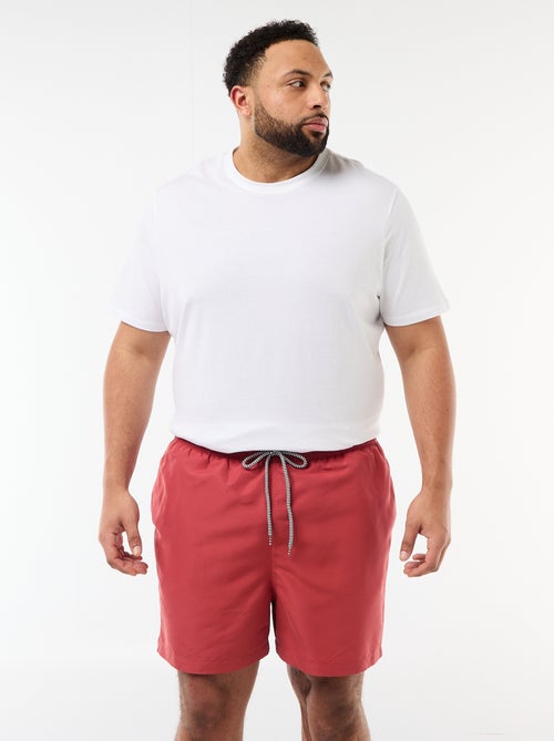 Calções de banho lisos - Kiabi