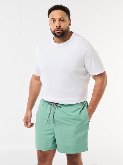 Calções de banho lisos - Kiabi