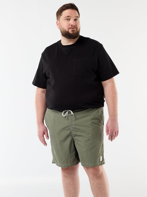 Calções de banho lisos - Kiabi