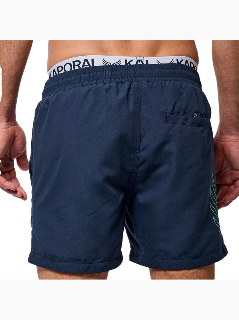 Calções de banho masculino kaporal tasty azul-marinho Azul-marinho - Kiabi