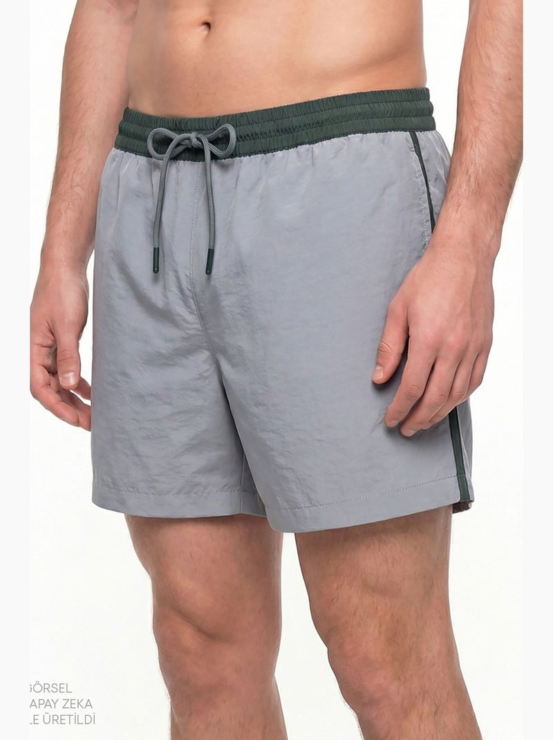 Calções de banho masculinos lagos smoky penti Cinza - Kiabi