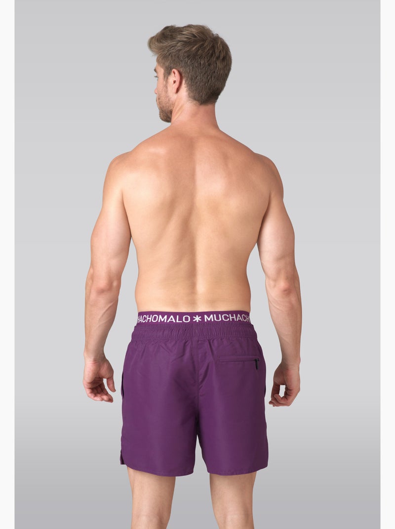 Calções de banho Muchachomalo com boxer a condizer Roxo - Kiabi