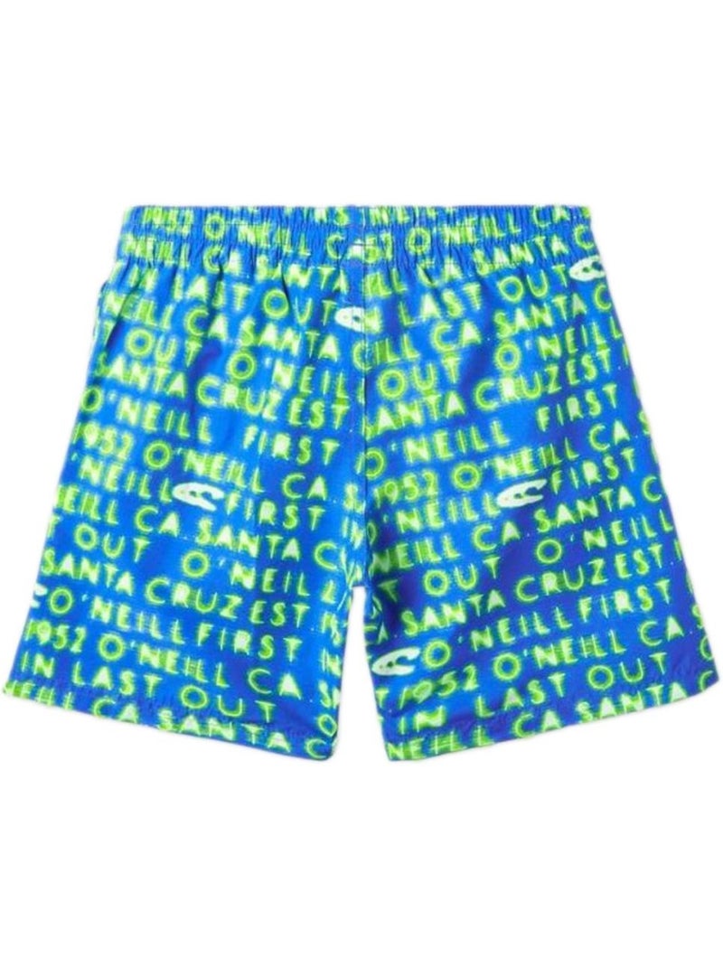Calções de Banho O'Neill Calis Azul/Verde para Rapaz Azul - Kiabi
