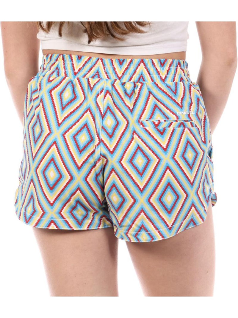 Calções de Banho O'Neill Cape para Mulher Azul/Amarelo Azul - Kiabi
