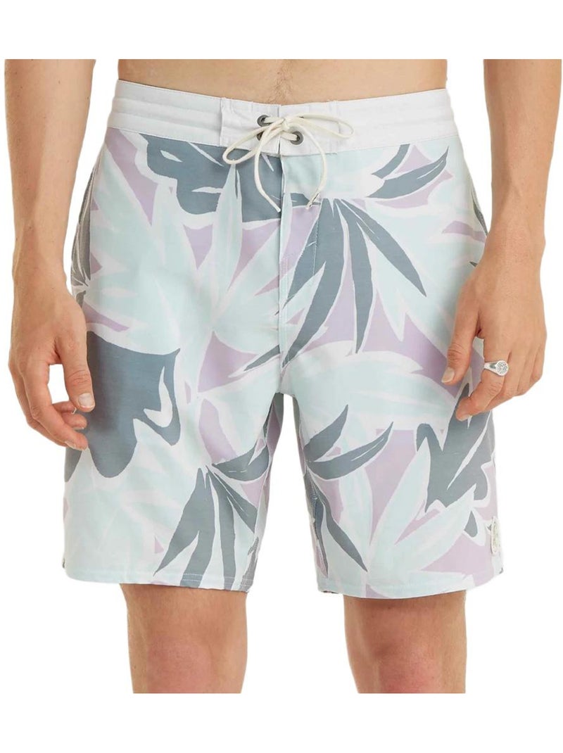 Calções de Banho O'Neill Cruzer para Homem Branco/Malva Branco - Kiabi