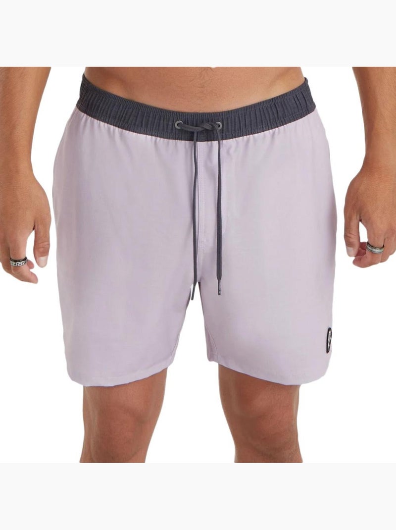 Calções de Banho O'Neill Sólidos Malva para Homem Roxo - Kiabi
