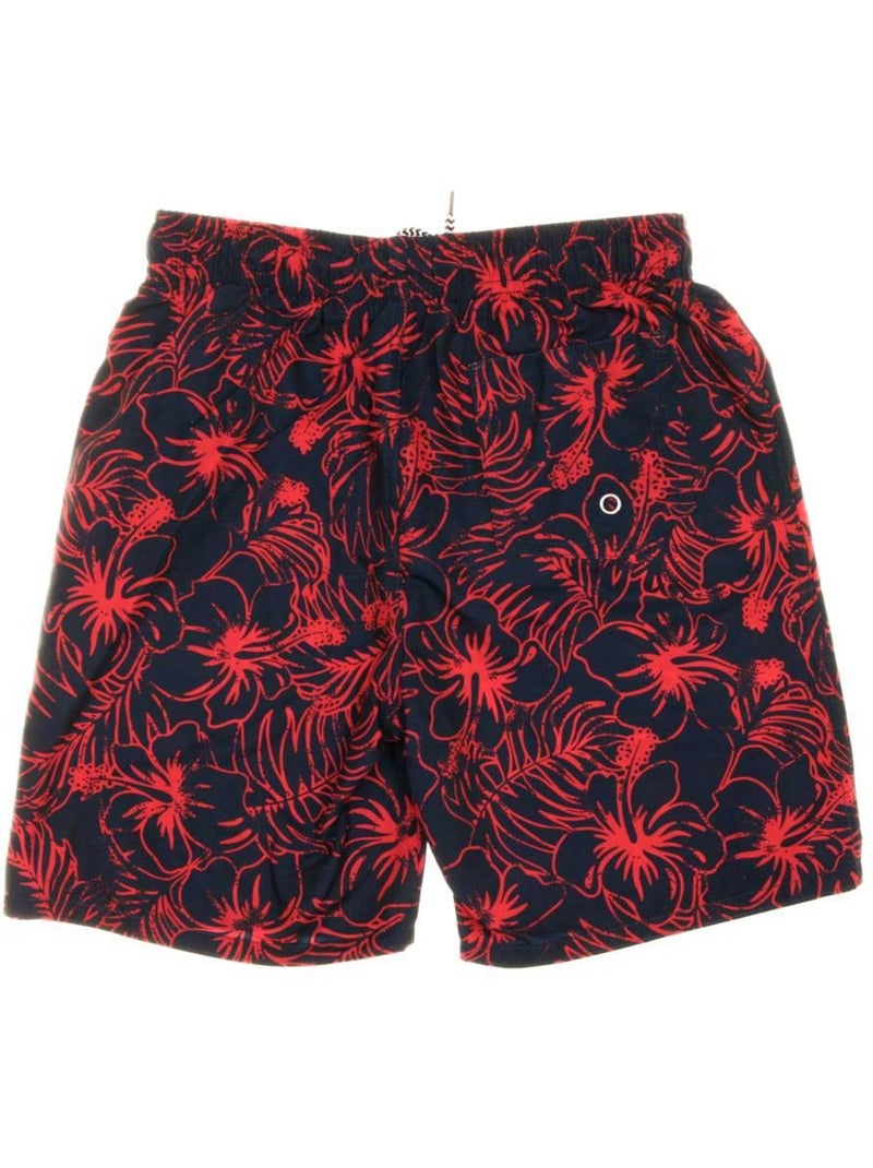Calções de Banho para Rapaz Sun Project Azul-Marinho/Vermelho Azul Vermelho - Kiabi