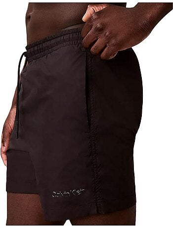 Calções de Banho Pretos Calvin Klein Jeans para Homem LV00N61000