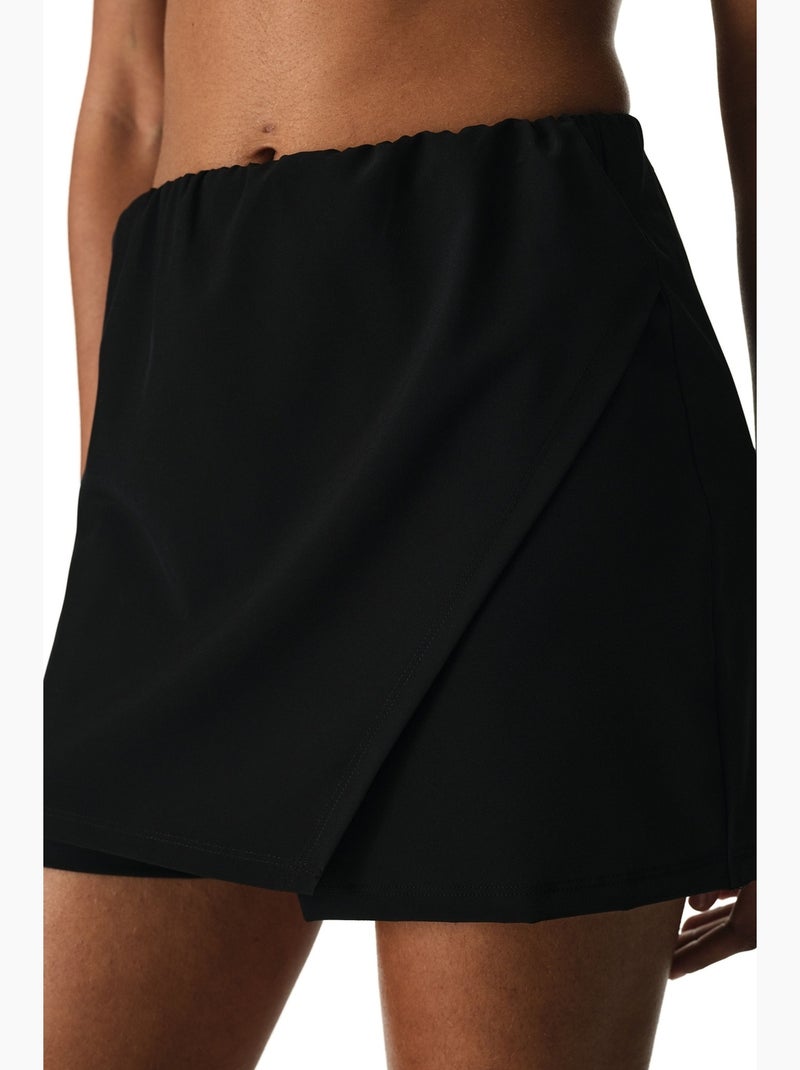 Calções de banho skirt deniz femininos penti Preto - Kiabi