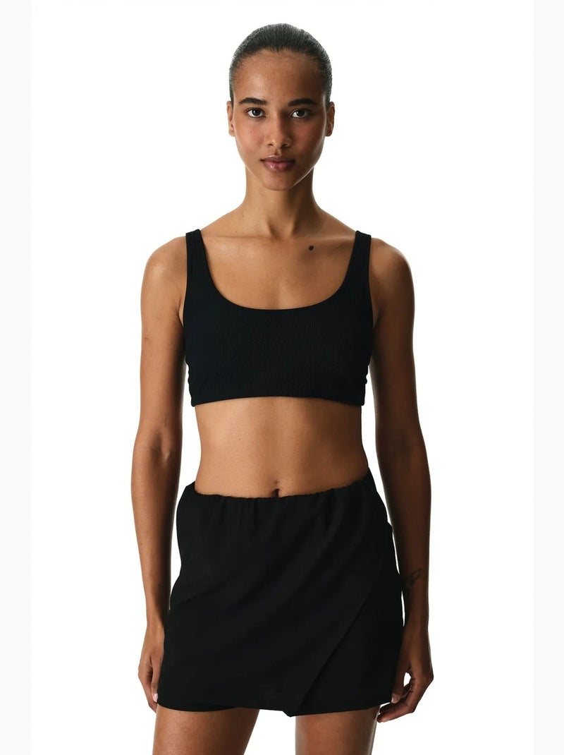Calções de banho skirt deniz femininos penti Preto - Kiabi