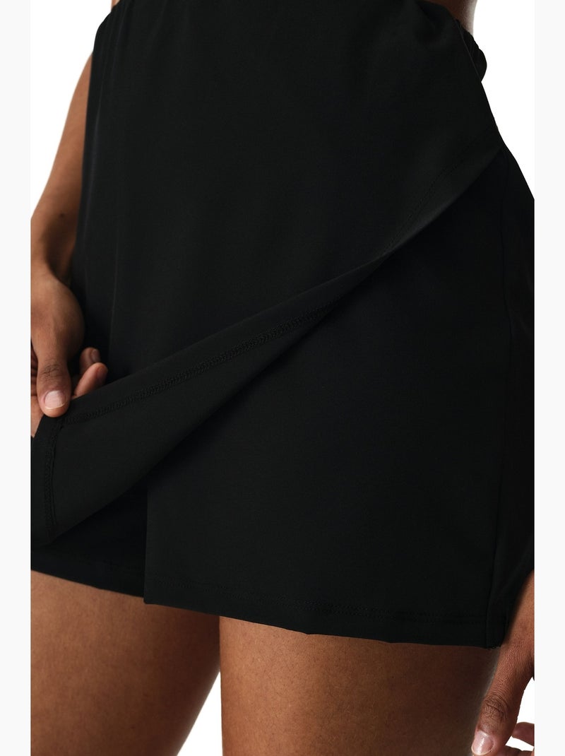 Calções de banho skirt deniz femininos penti Preto - Kiabi