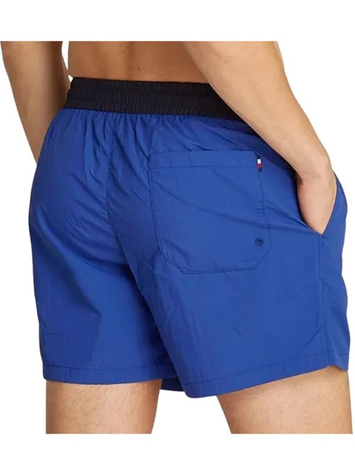 Calções de Banho Tommy Hilfiger Azuis com Cordão para Homem - Kiabi Calções de Banho Tommy Hilfiger Azuis com Cordão para Homem - Kiabi