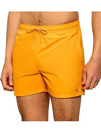 Calções de Banho Tommy Hilfiger Rosa para Homem com Cordão Ajustável