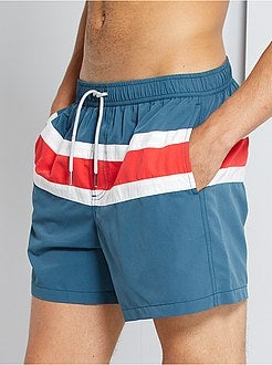 Calções de banho tricolor - Kiabi