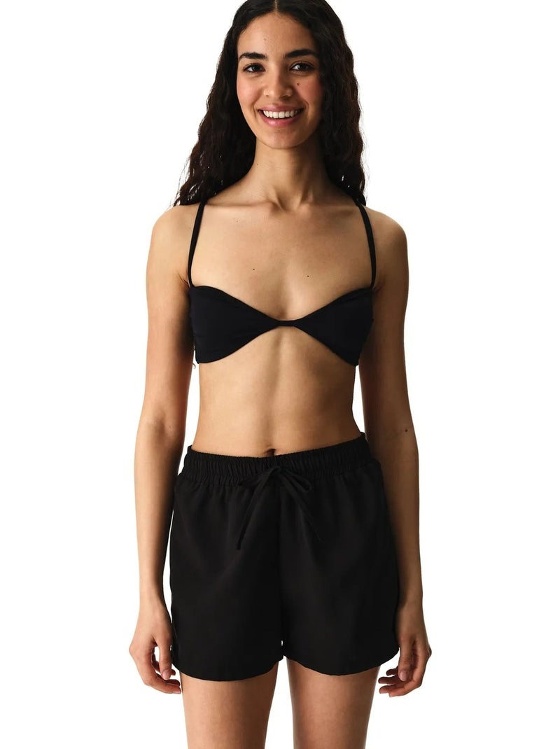 Calções de banho trim mulher penti Preto - Kiabi
