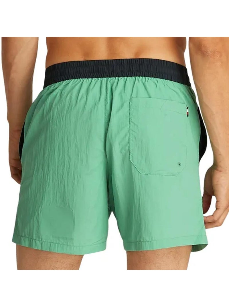 Calções de Banho Verdes Tommy Hilfiger com Cordão para Homem Verde - Kiabi