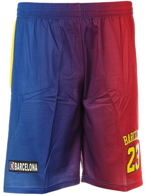 Calções de Basquetebol Barcelona Sport Zone para Homem Azul/Vermelho 2023/2024 - Kiabi Calções de Basquetebol Barcelona Sport Zone para Homem Azul/Vermelho 2023/2024 - Kiabi