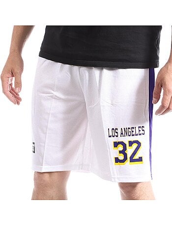 Calções de Basquetebol Brancos para Homem Sport Zone Los Angeles Lakers