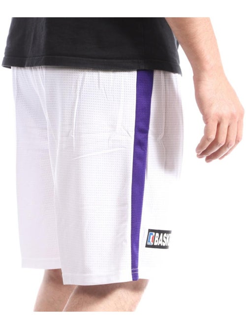 Calções de Basquetebol Brancos para Homem Sport Zone Los Angeles Lakers - Kiabi Calções de Basquetebol Brancos para Homem Sport Zone Los Angeles Lakers - Kiabi