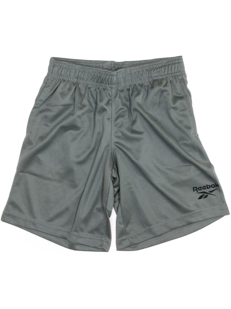 Calções de basquetebol cinzentos para criança reebok Cinza-prateado - Kiabi