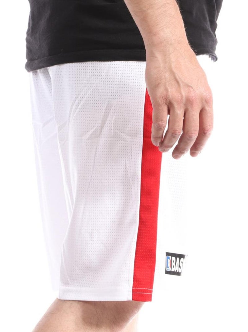 Calções de Basquetebol Homem Chicago Bulls Sport Zone Branco - Kiabi