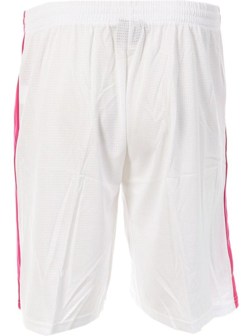 Calções de Basquetebol Sport Zone Miami para Homem Branco/Rosa Branco - Kiabi