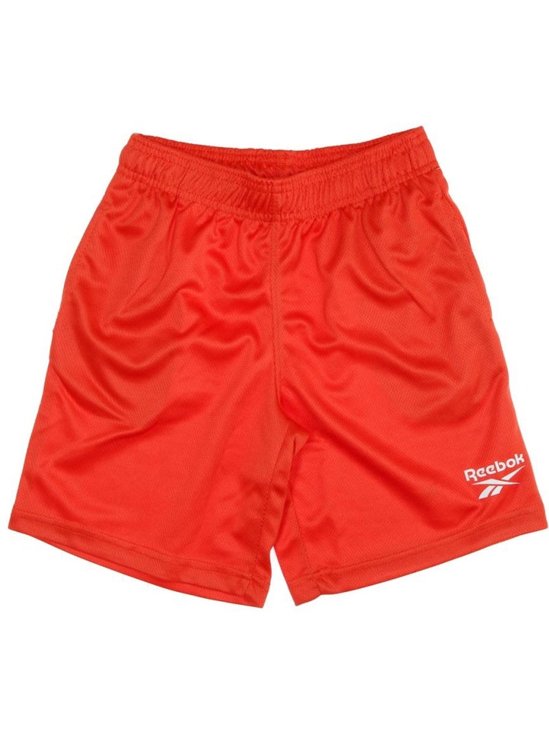 Calções de basquetebol vermelhos para criança reebok Vermelho - Kiabi