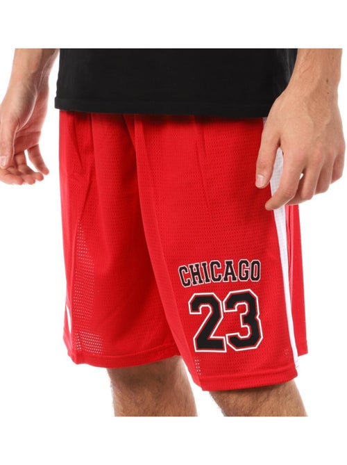 Calções de Basquetebol Vermelhos para Homem Sport Zone Miami - Kiabi Calções de Basquetebol Vermelhos para Homem Sport Zone Miami - Kiabi