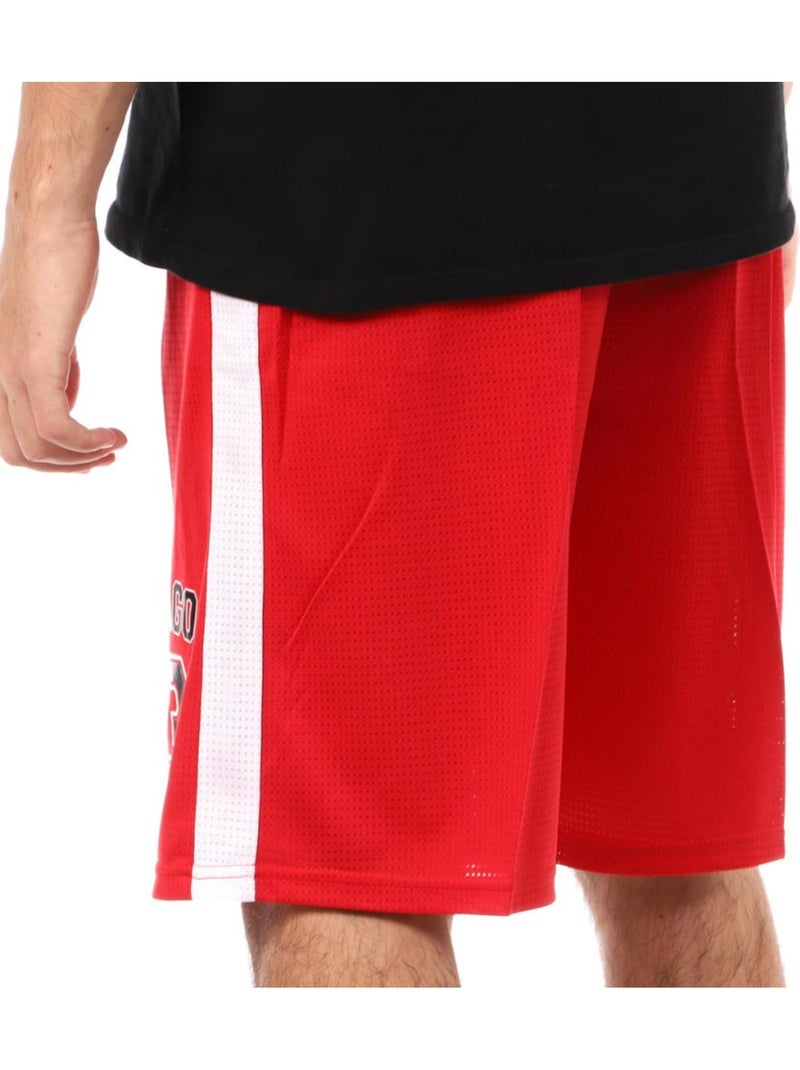 Calções de Basquetebol Vermelhos para Homem Sport Zone Miami Preto - Kiabi