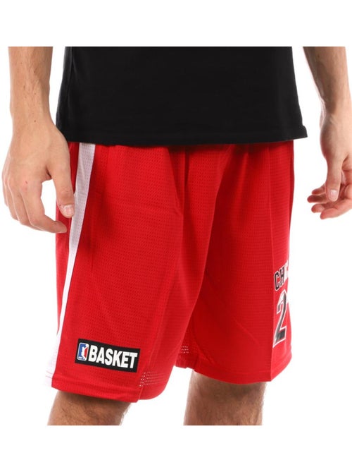Calções de Basquetebol Vermelhos para Homem Sport Zone Miami - Kiabi Calções de Basquetebol Vermelhos para Homem Sport Zone Miami - Kiabi