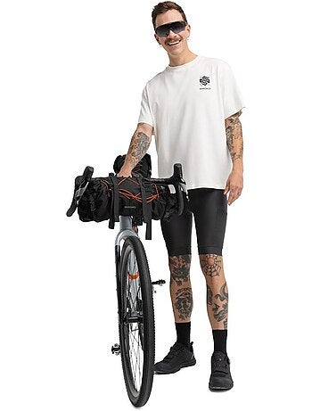 Calções de bikepacking almofadados para homem