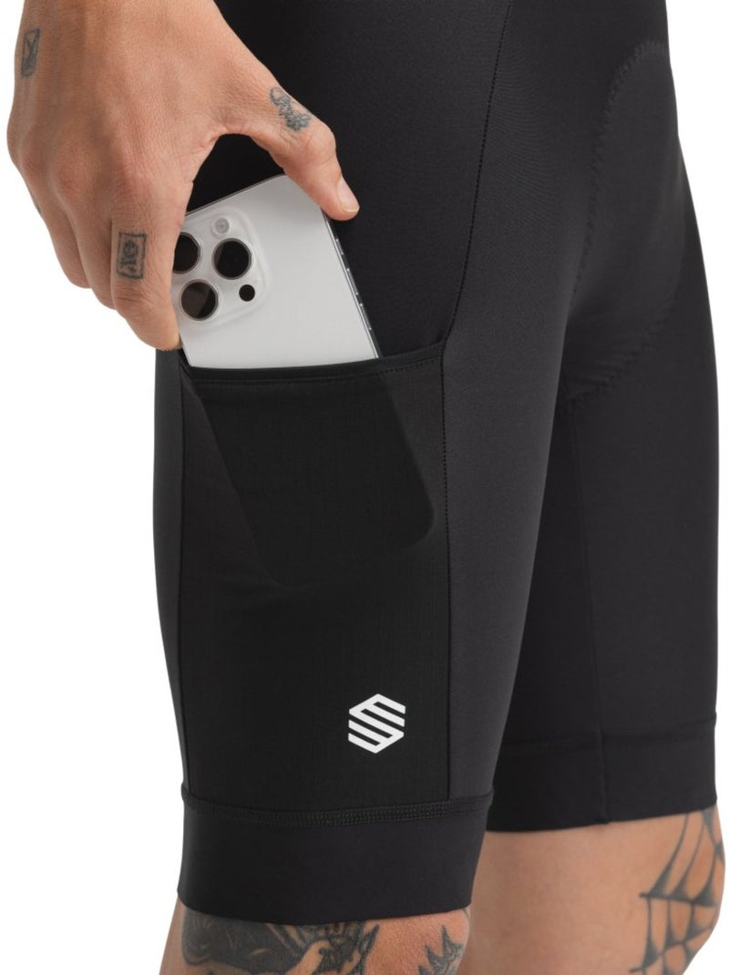 Calções de bikepacking almofadados para homem Preto - Kiabi