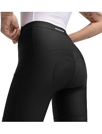Calções de bikepacking almofadados para mulher