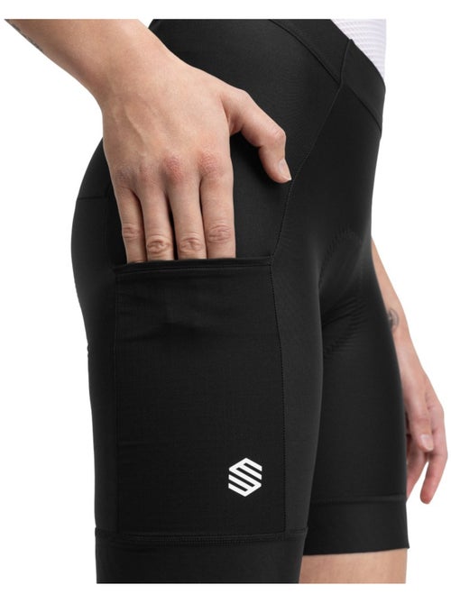 Calções de bikepacking almofadados para mulher - Kiabi Calções de bikepacking almofadados para mulher - Kiabi
