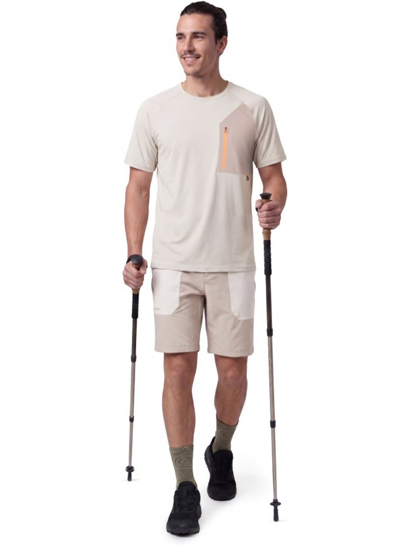 Calções de caminhada impermeáveis para homem Bege - Kiabi