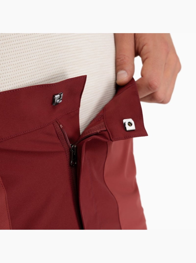 Calções de caminhada impermeáveis para homem Vermelho tijolo - Kiabi
